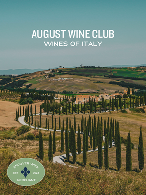 August Wine Club featuring Wines of Italy | Andover Wine Merchant