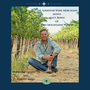 Wine Maker Series - Evening with Two Mountains Winery October 7th | 7pm